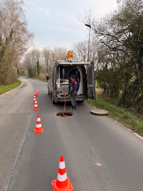 Inspection caméra sur voirie
